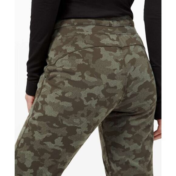 LULULEMON Ready to Rulu Jogger 29" Size 2 Heritage Camo Dark Olive Green Twill - Picture 4 of 10